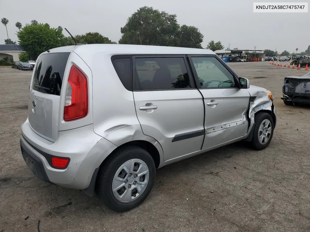 KNDJT2A58C7475747 2012 Kia Soul