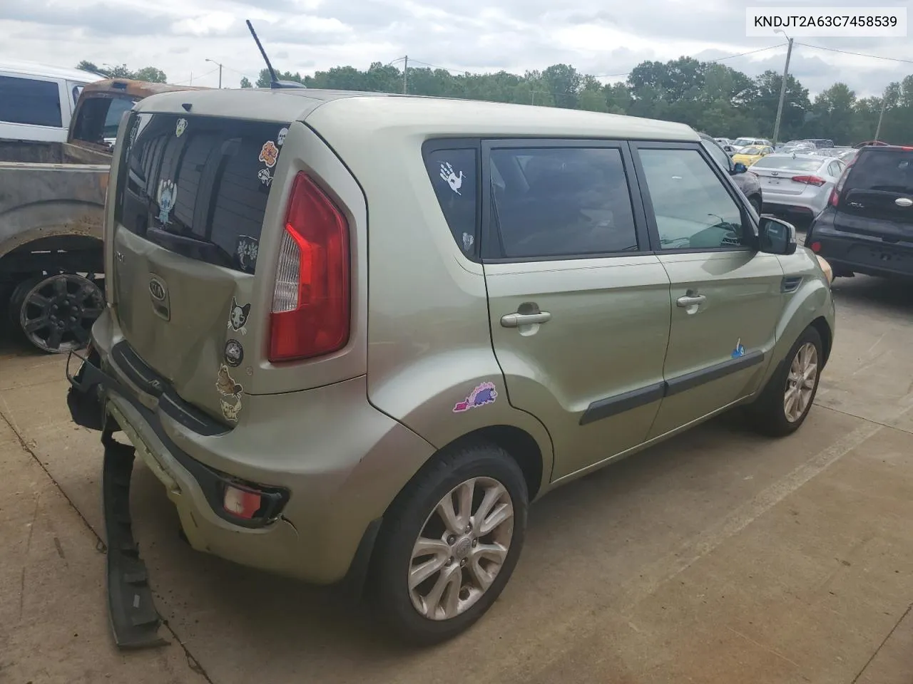 KNDJT2A63C7458539 2012 Kia Soul +