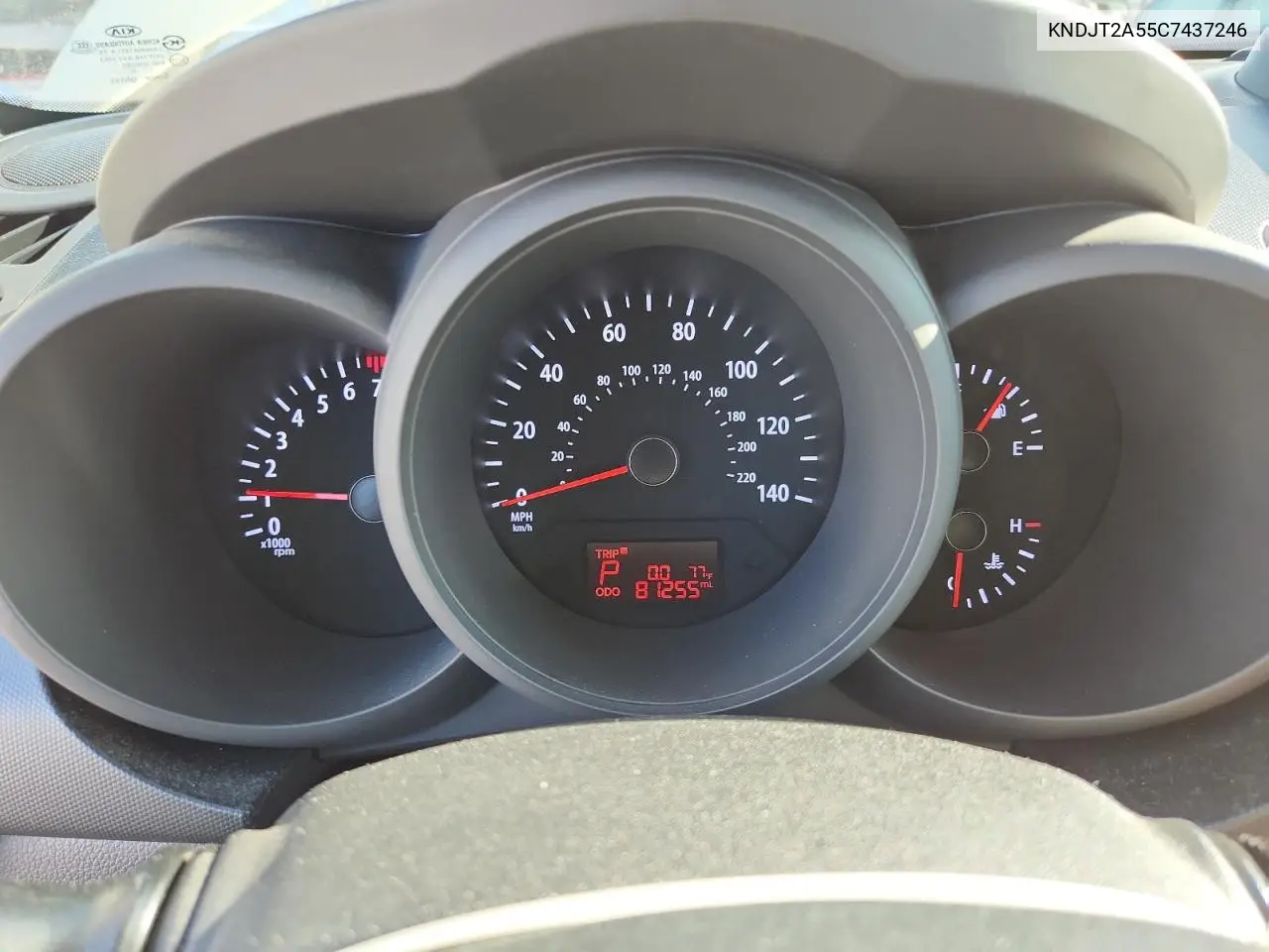 KNDJT2A55C7437246 2012 Kia Soul