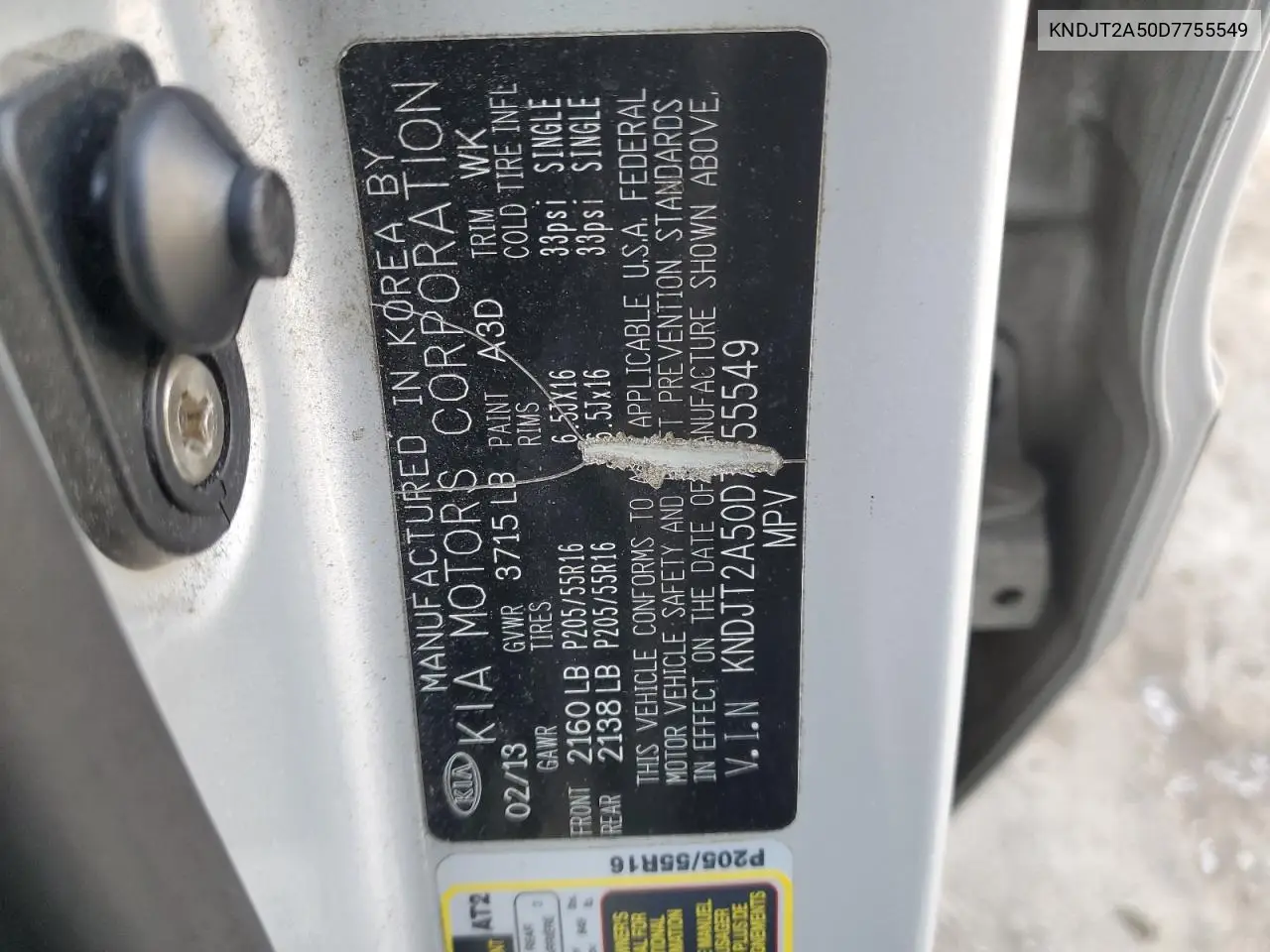 KNDJT2A50D7755549 2013 Kia Soul