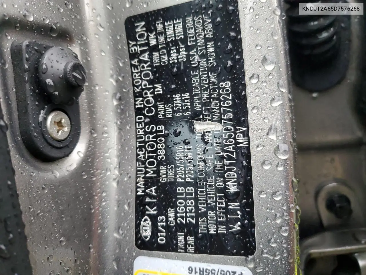 KNDJT2A65D7576268 2013 Kia Soul +