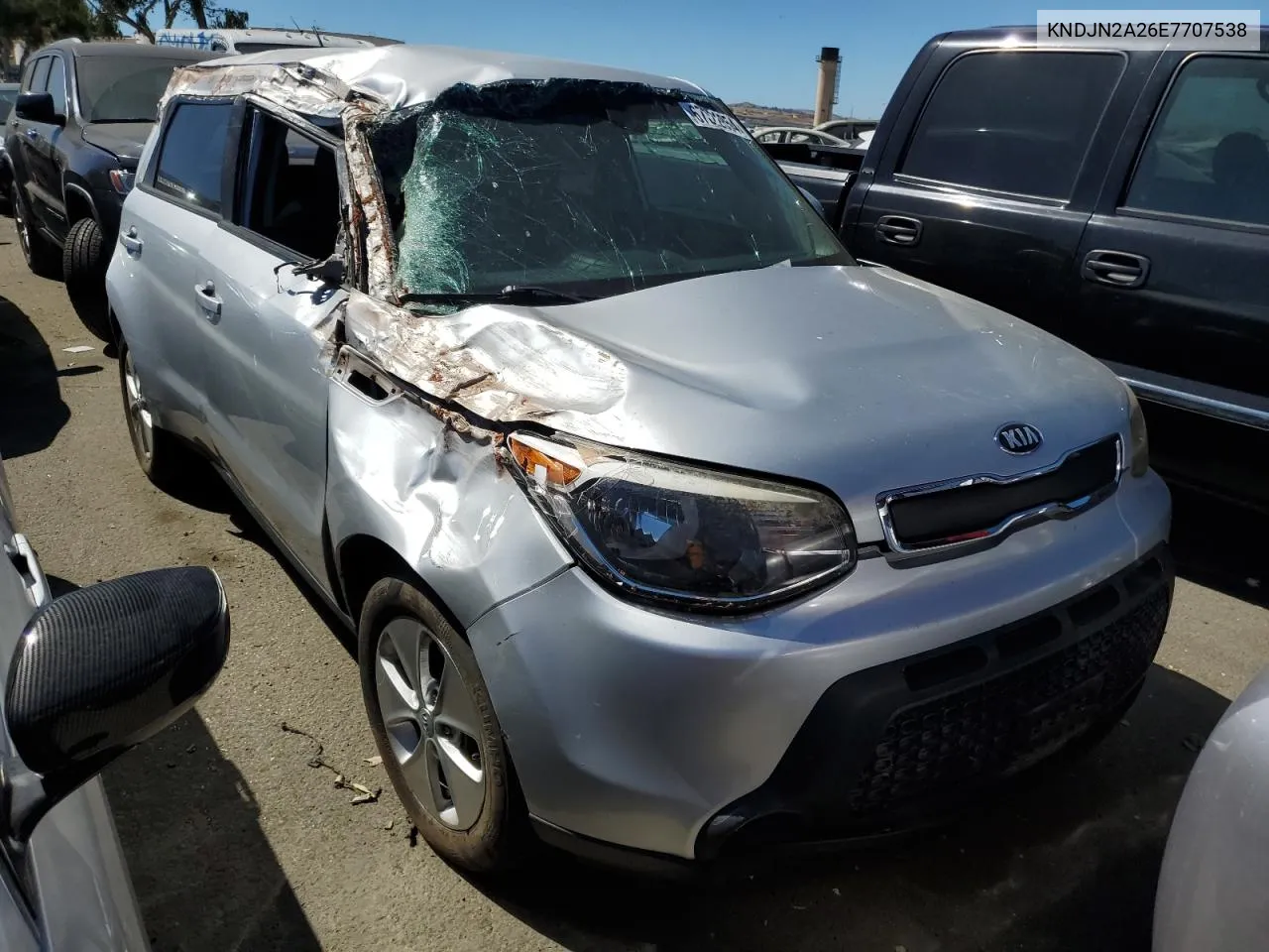 KNDJN2A26E7707538 2014 Kia Soul