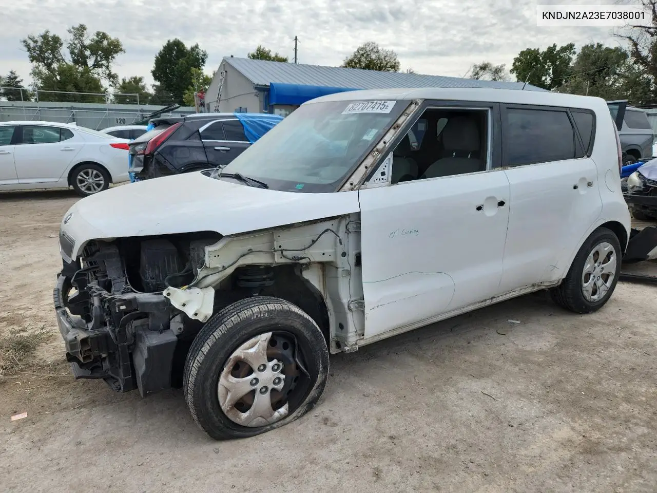 KNDJN2A23E7038001 2014 Kia Soul