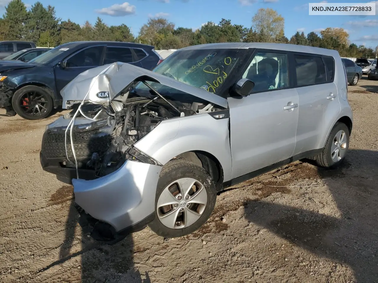 KNDJN2A23E7728833 2014 Kia Soul