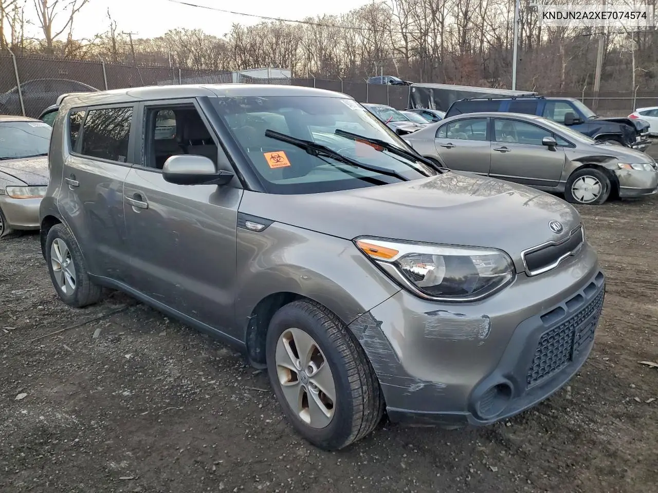 KNDJN2A2XE7074574 2014 Kia Soul