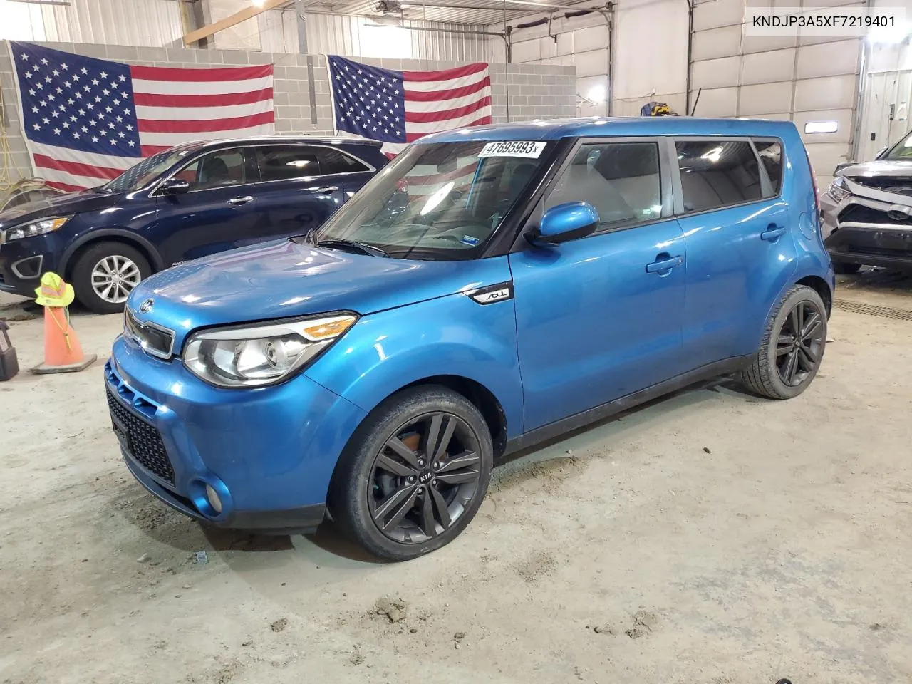 2015 Kia Soul + VIN: KNDJP3A5XF7219401 Lot: 47695993