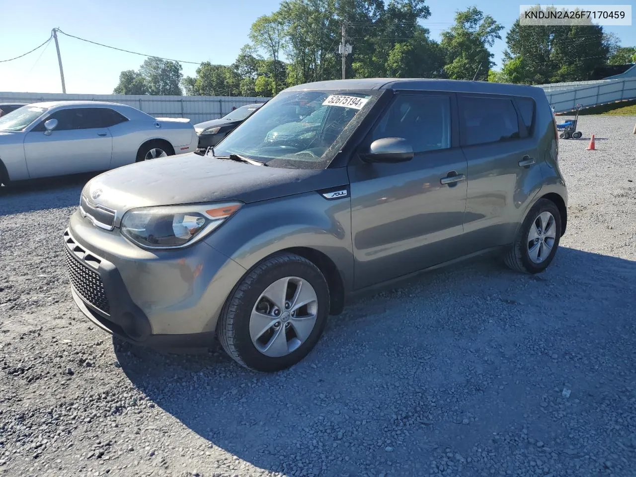 KNDJN2A26F7170459 2015 Kia Soul