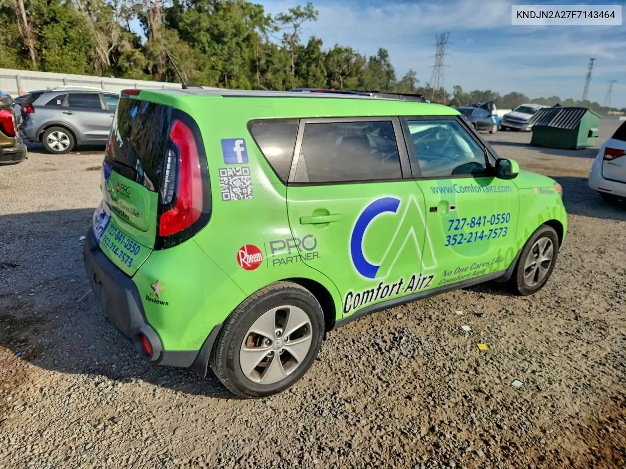 KNDJN2A27F7143464 2015 Kia Soul
