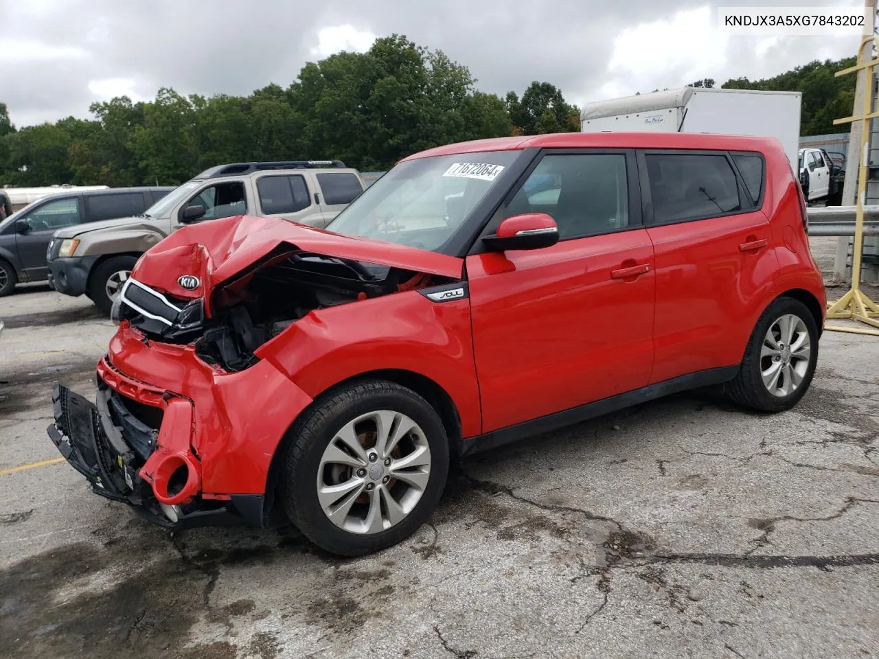 KNDJX3A5XG7843202 2016 Kia Soul !