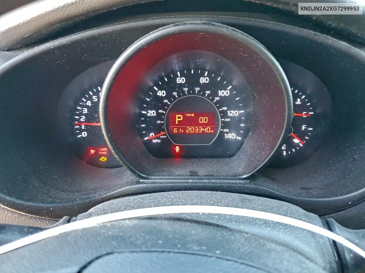 KNDJN2A2XG7299953 2016 Kia Soul