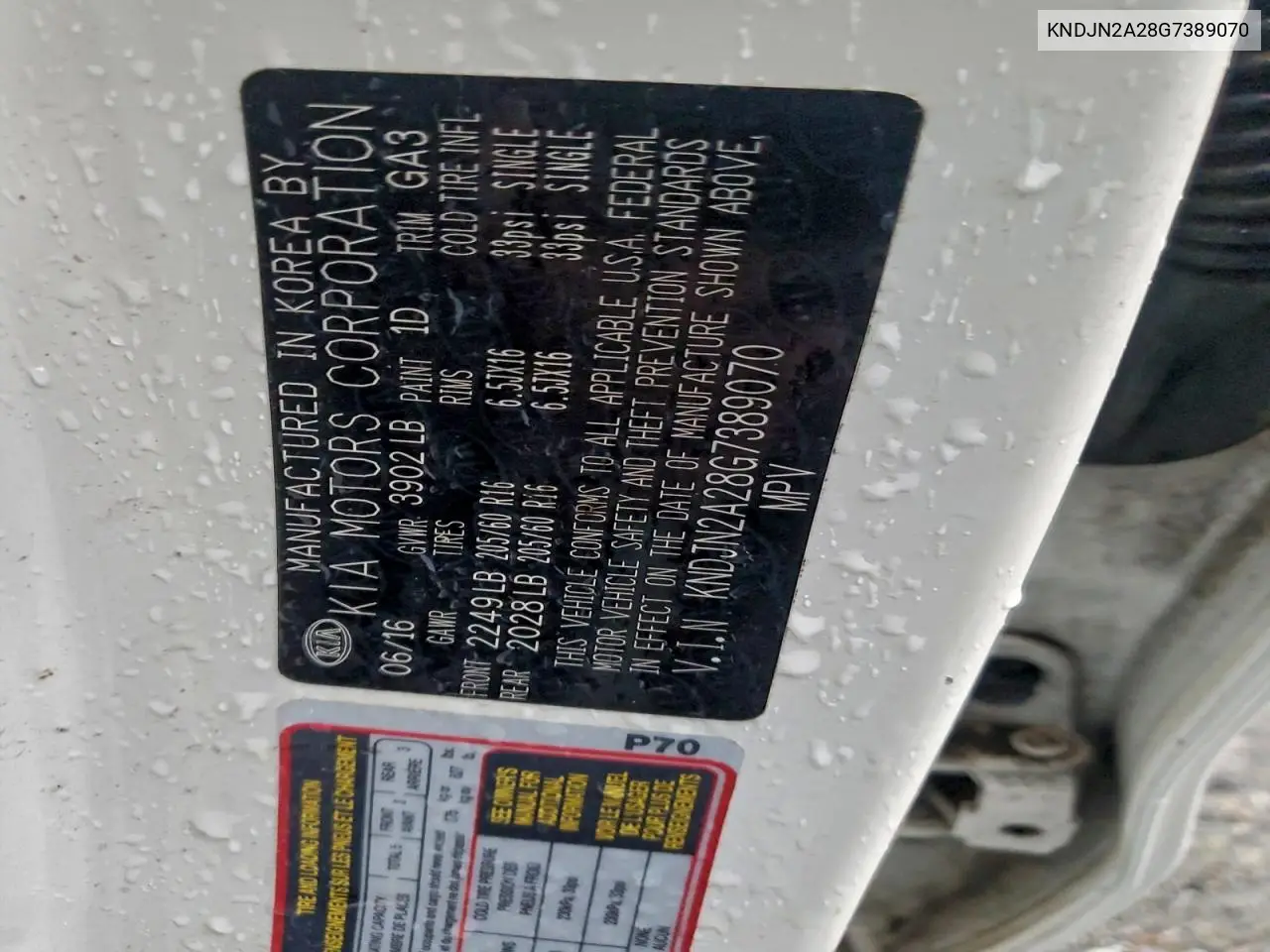 KNDJN2A28G7389070 2016 Kia Soul
