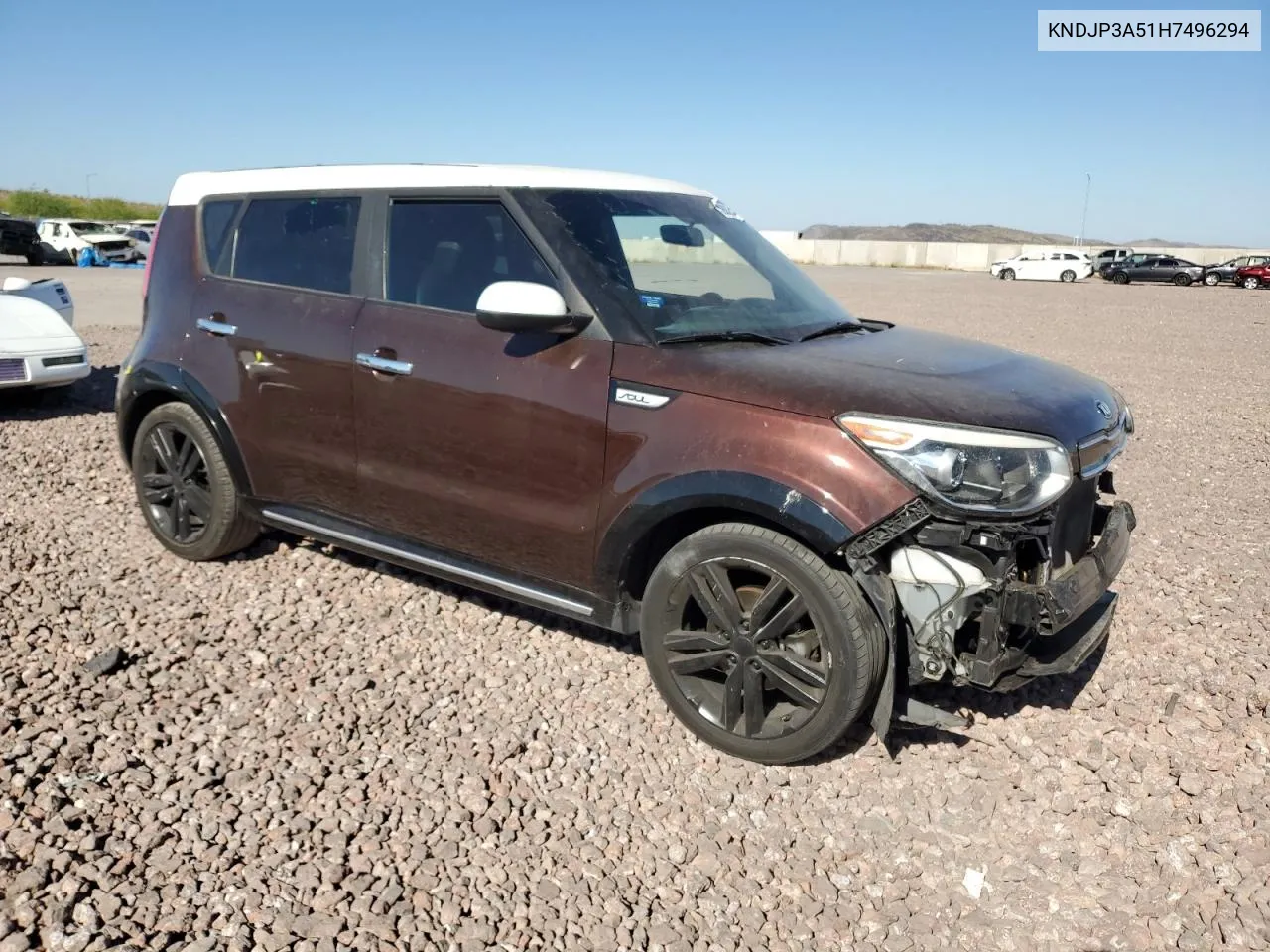 KNDJP3A51H7496294 2017 Kia Soul +