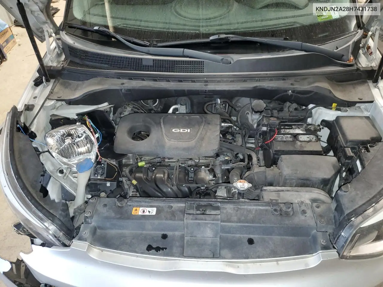 KNDJN2A28H7431738 2017 Kia Soul