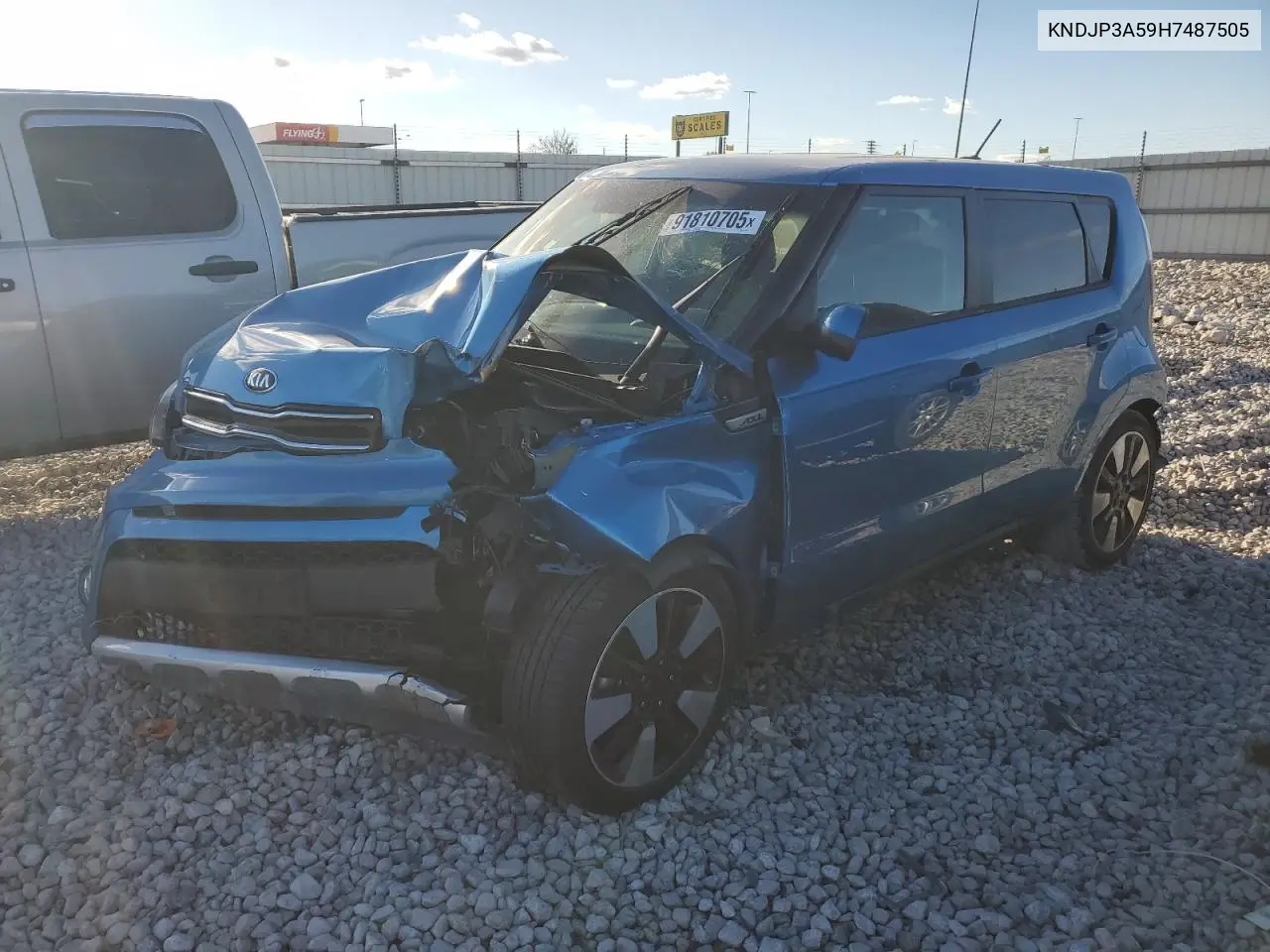 KNDJP3A59H7487505 2017 Kia Soul +