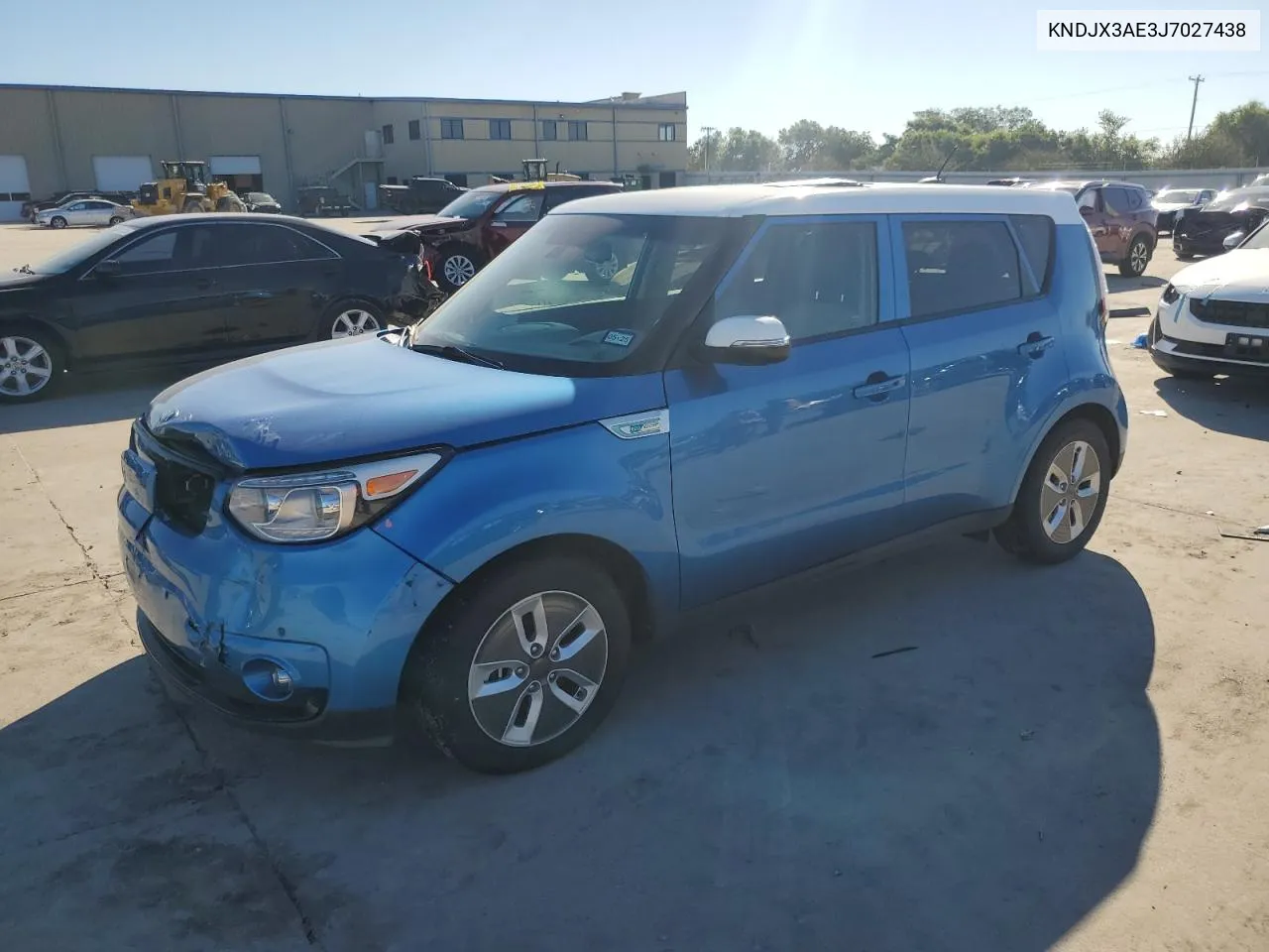 KNDJX3AE3J7027438 2018 Kia Soul Ev +