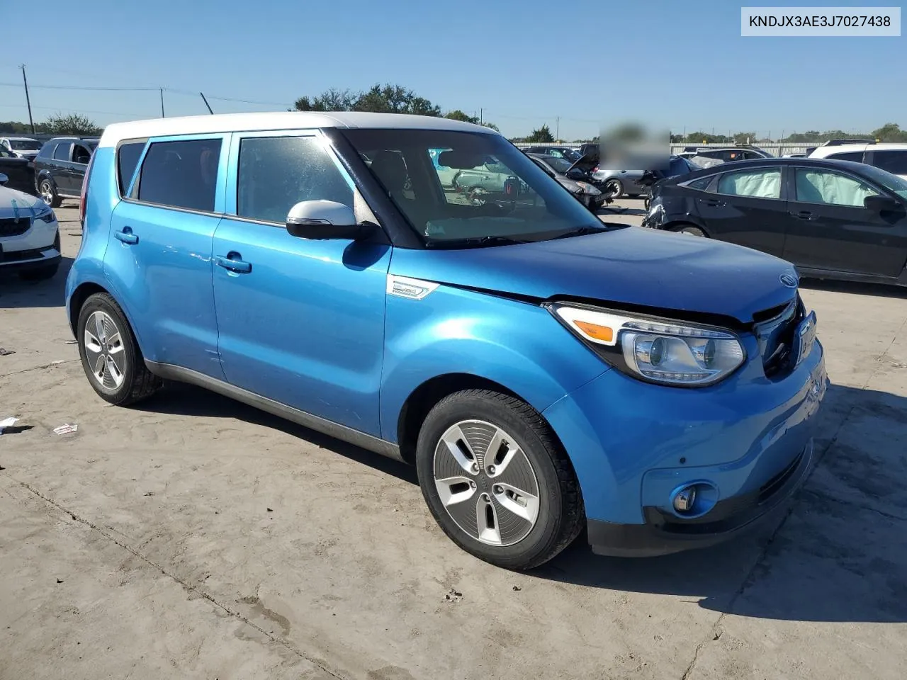 KNDJX3AE3J7027438 2018 Kia Soul Ev +