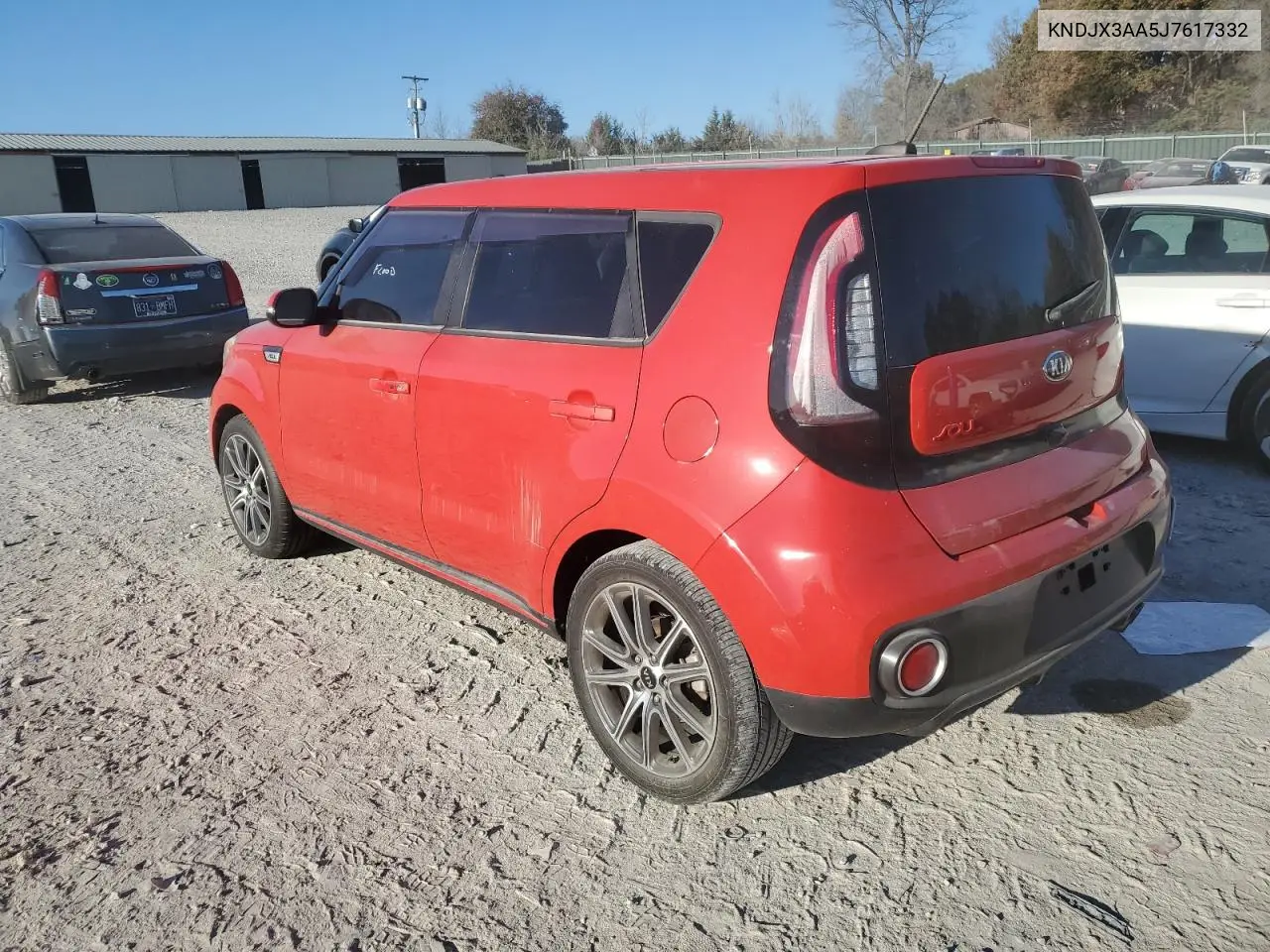 KNDJX3AA5J7617332 2018 Kia Soul !