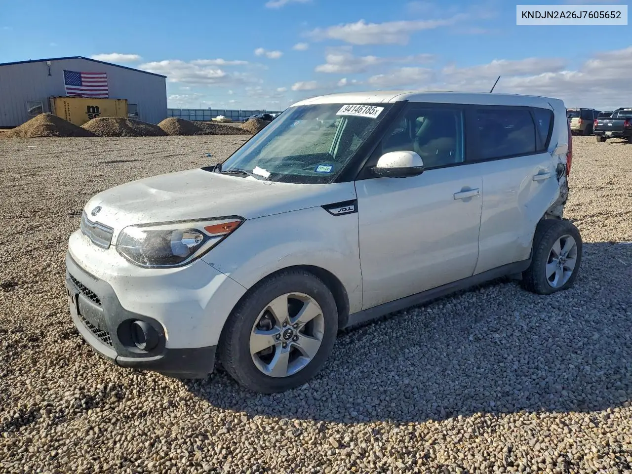 KNDJN2A26J7605652 2018 Kia Soul