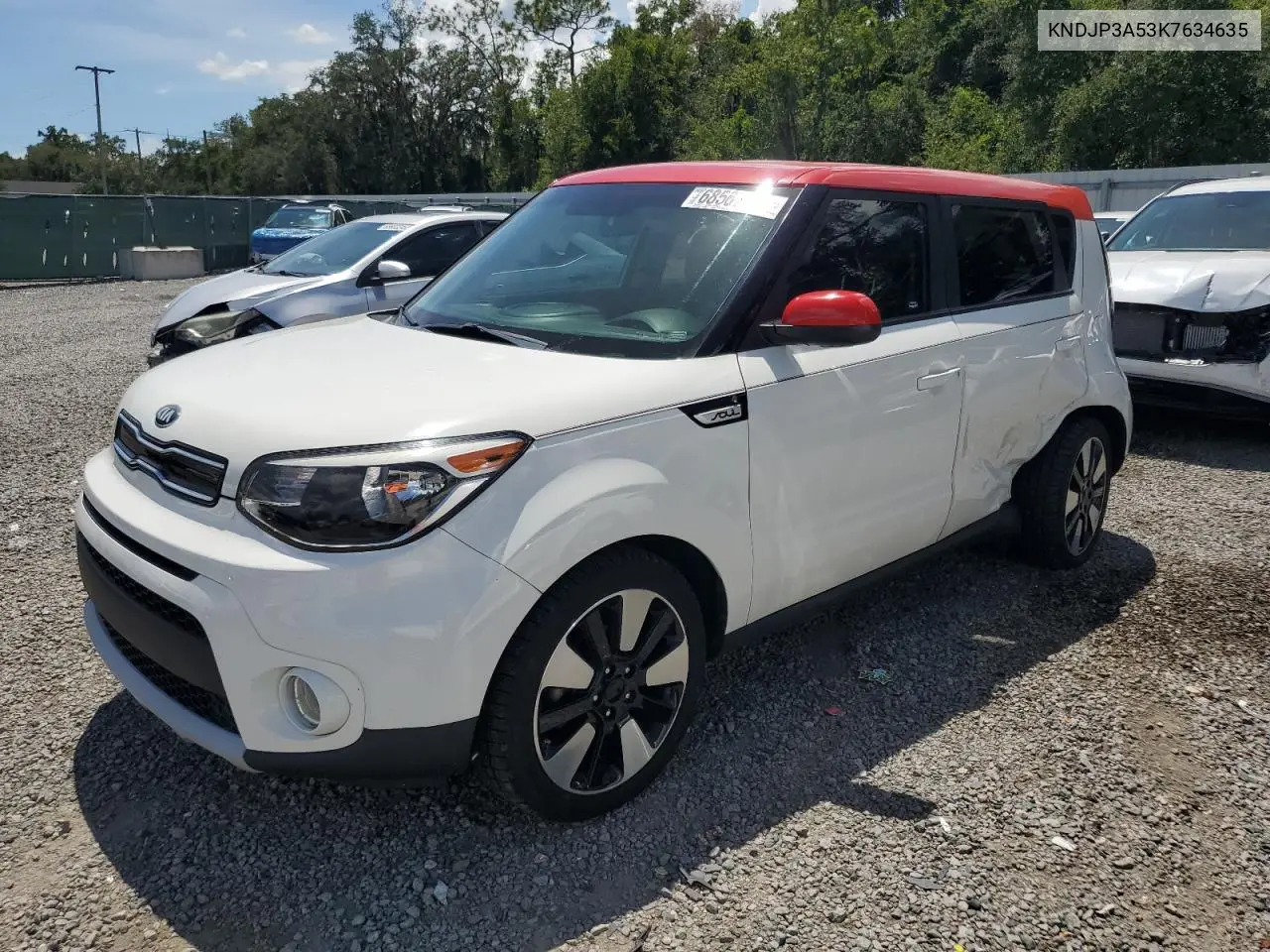 KNDJP3A53K7634635 2019 Kia Soul +