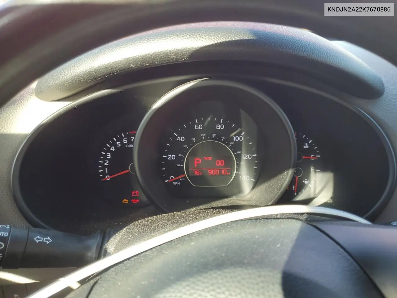 KNDJN2A22K7670886 2019 Kia Soul