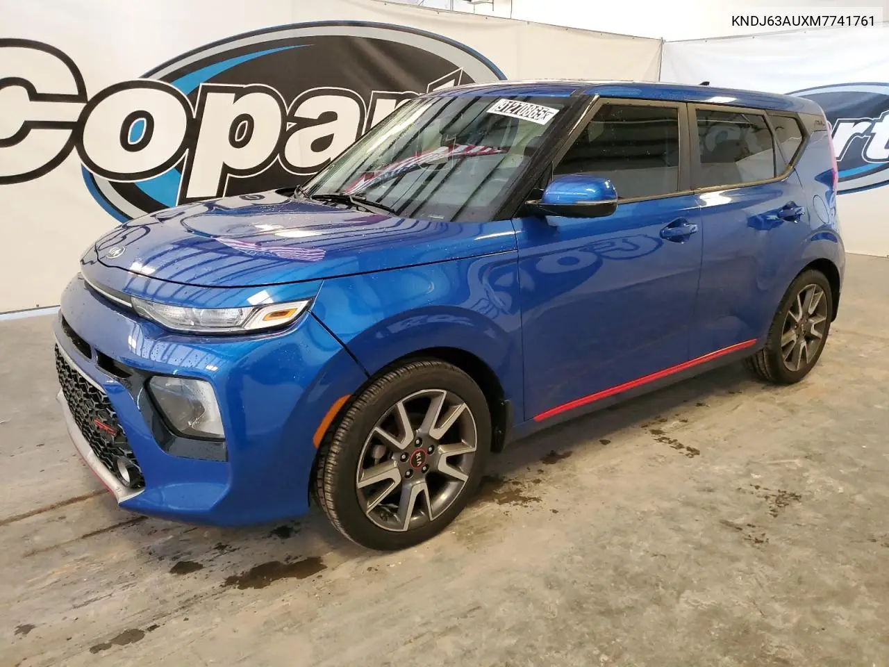 KNDJ63AUXM7741761 2021 Kia Soul Gt Line