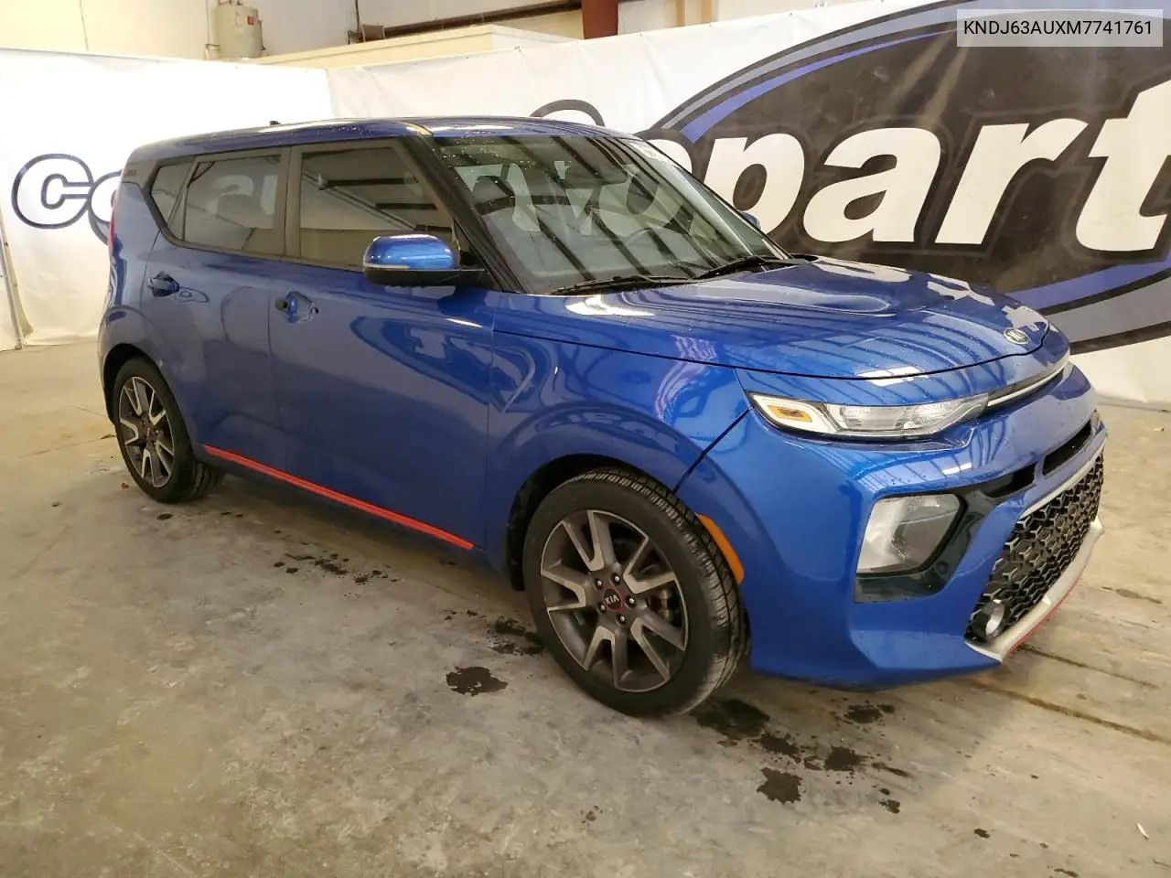 KNDJ63AUXM7741761 2021 Kia Soul Gt Line