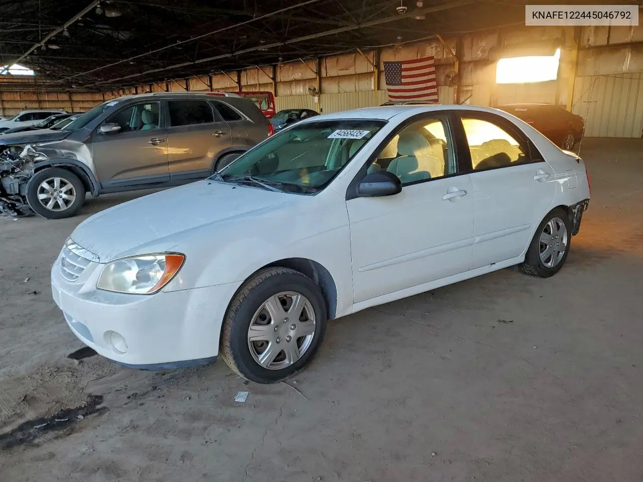 KNAFE122445046792 2004 Kia Spectra Lx