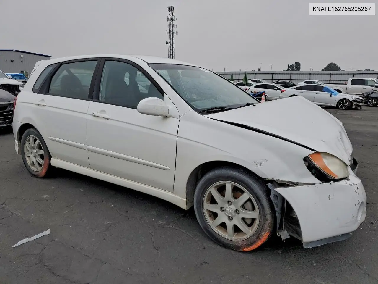 KNAFE162765205267 2006 Kia Spectra5