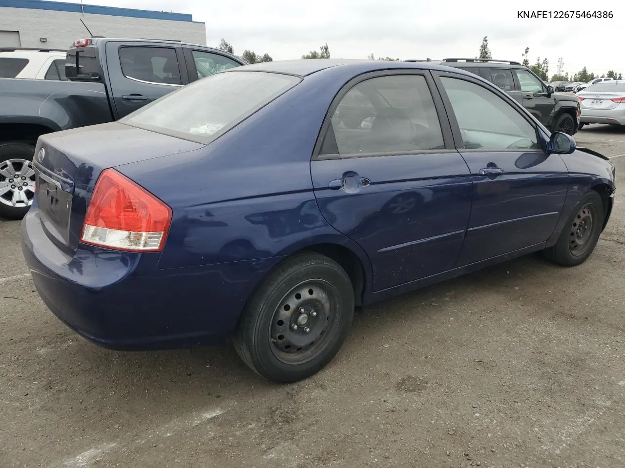 KNAFE122675464386 2007 Kia Spectra Ex