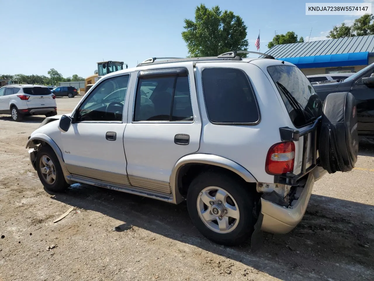 1998 Kia Sportage VIN: KNDJA7238W5574147 Lot: 60494684