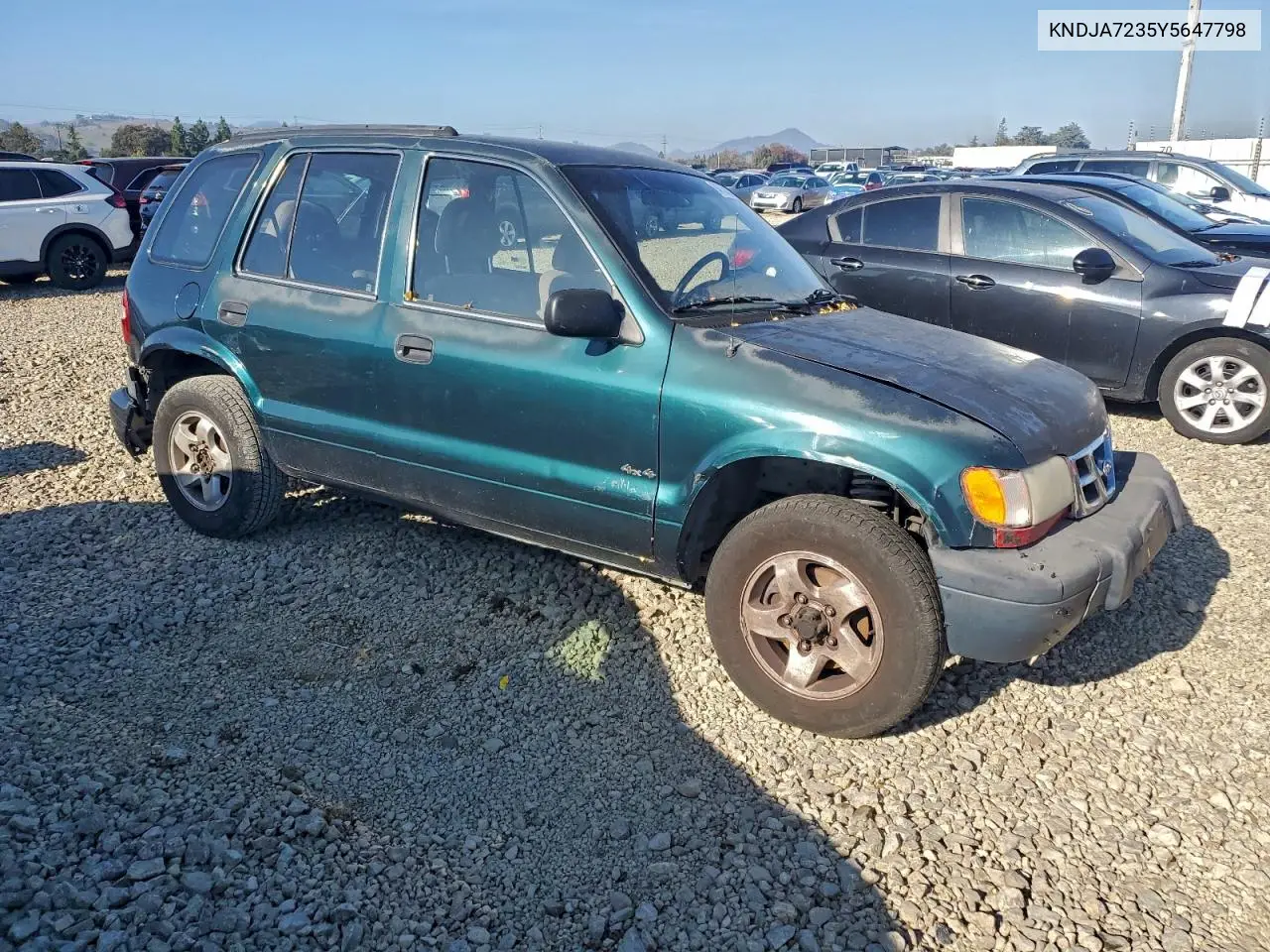 KNDJA7235Y5647798 2000 Kia Sportage