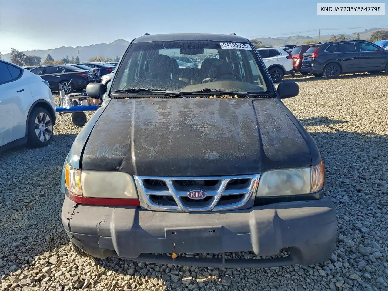 KNDJA7235Y5647798 2000 Kia Sportage