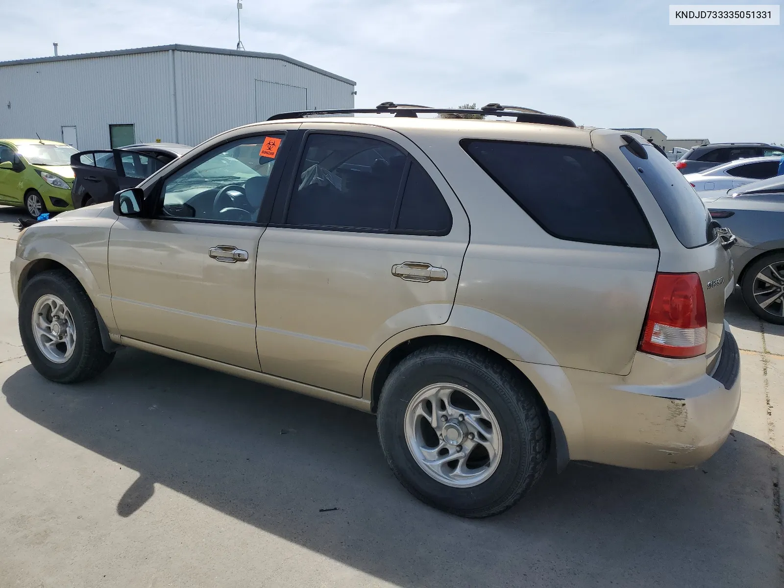 2003 Kia Sorento Ex VIN: KNDJD733335051331 Lot: 50187134