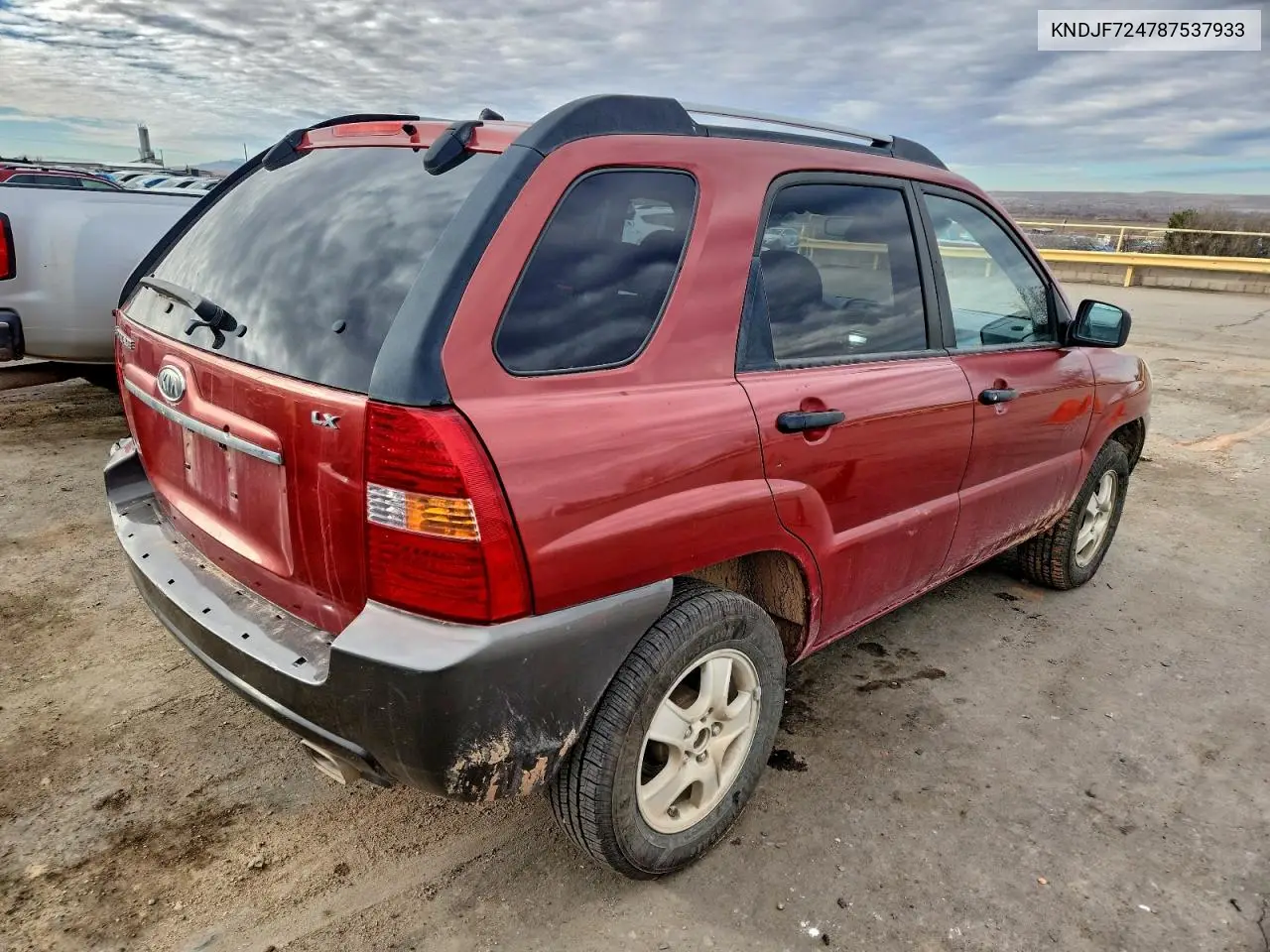 KNDJF724787537933 2008 Kia Sportage Lx