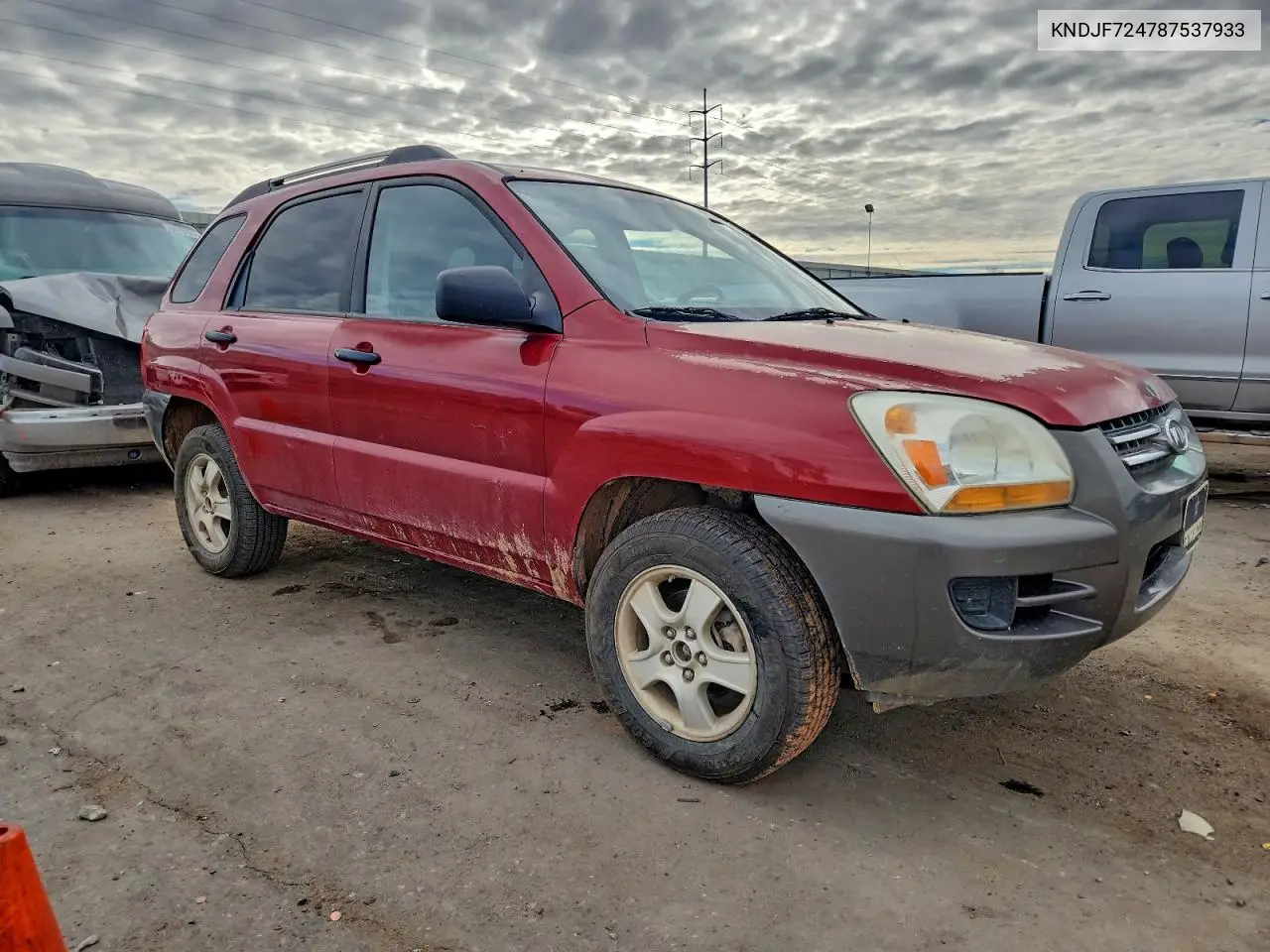 KNDJF724787537933 2008 Kia Sportage Lx