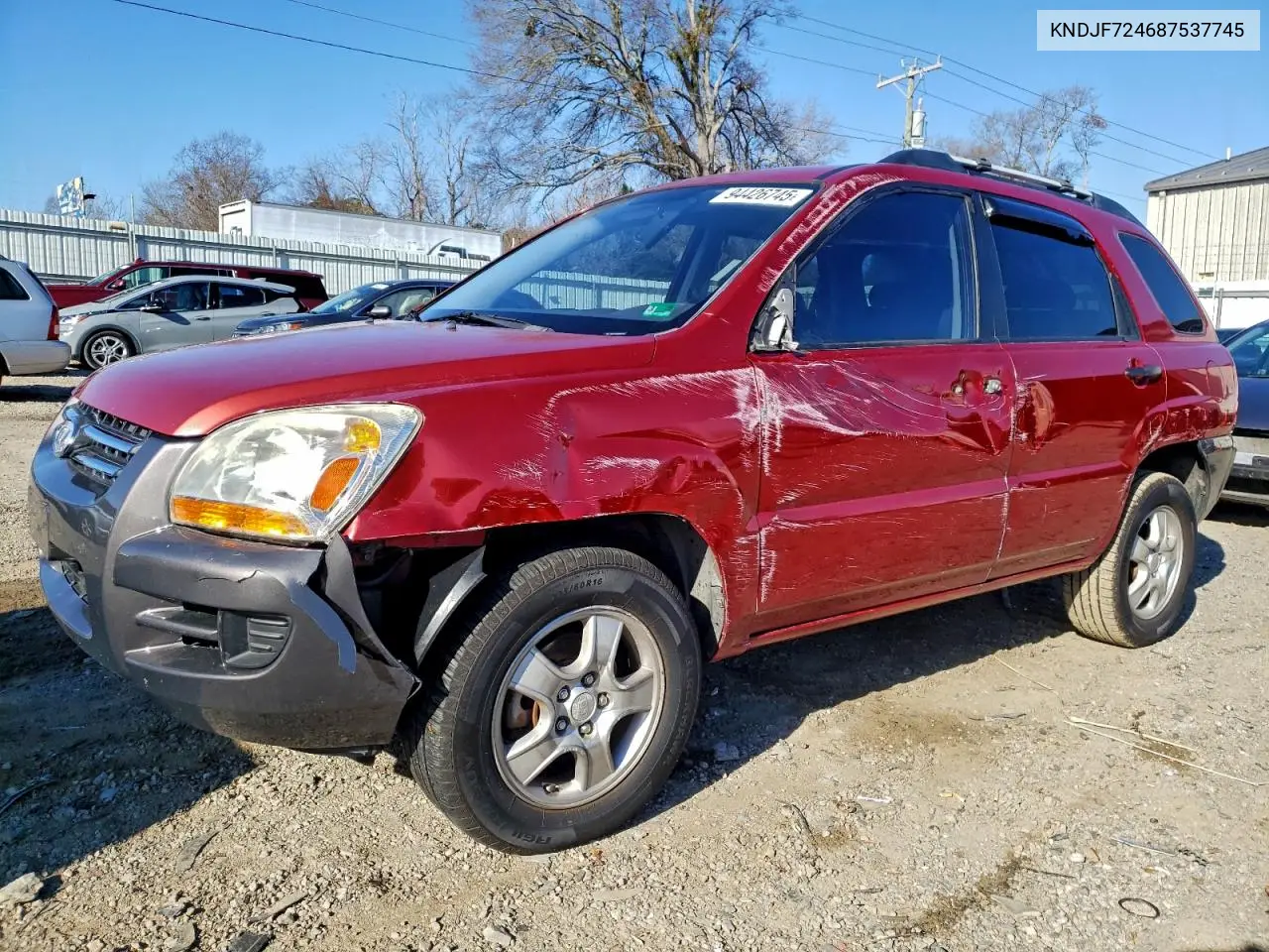 KNDJF724687537745 2008 Kia Sportage Lx