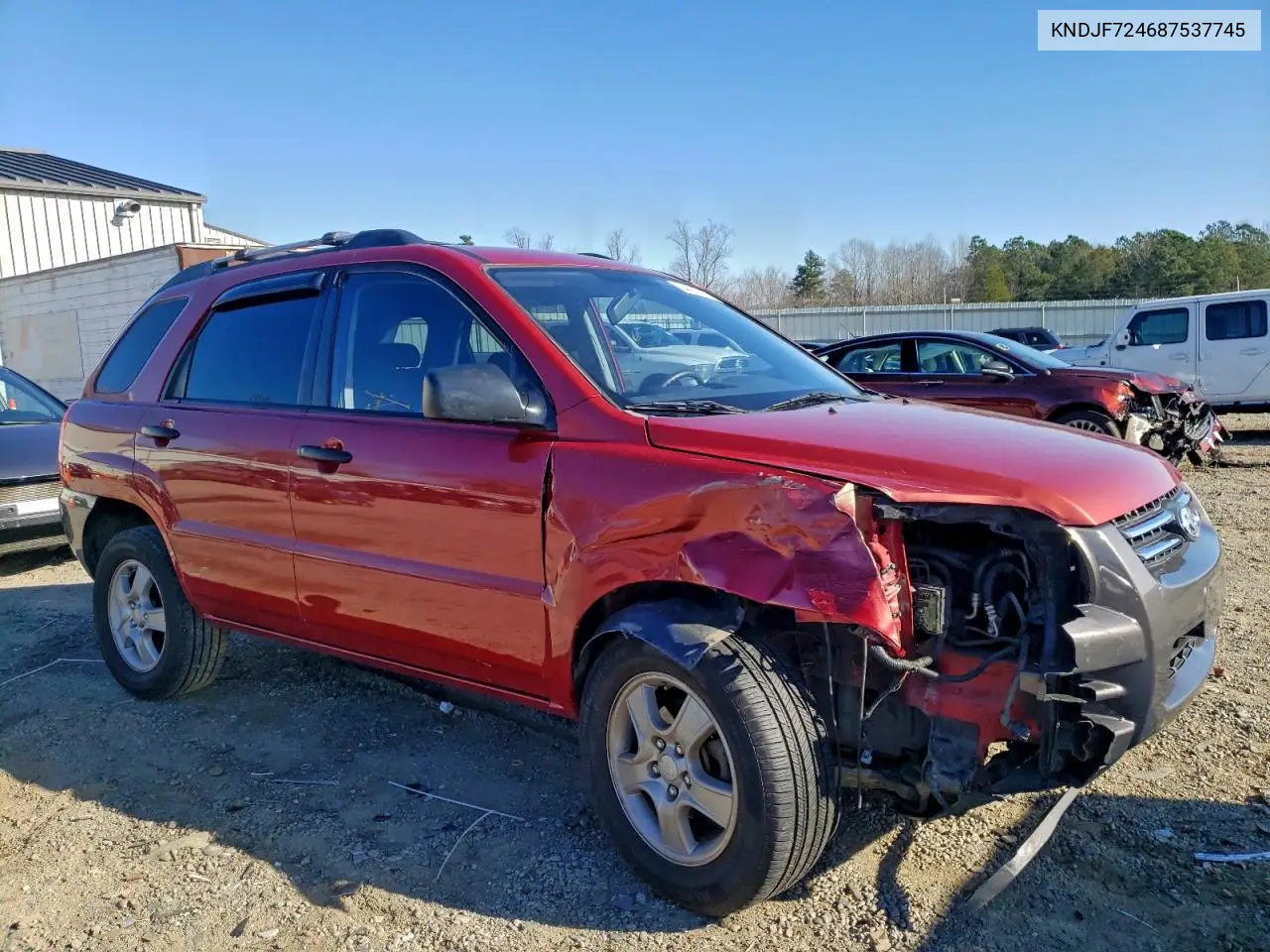KNDJF724687537745 2008 Kia Sportage Lx