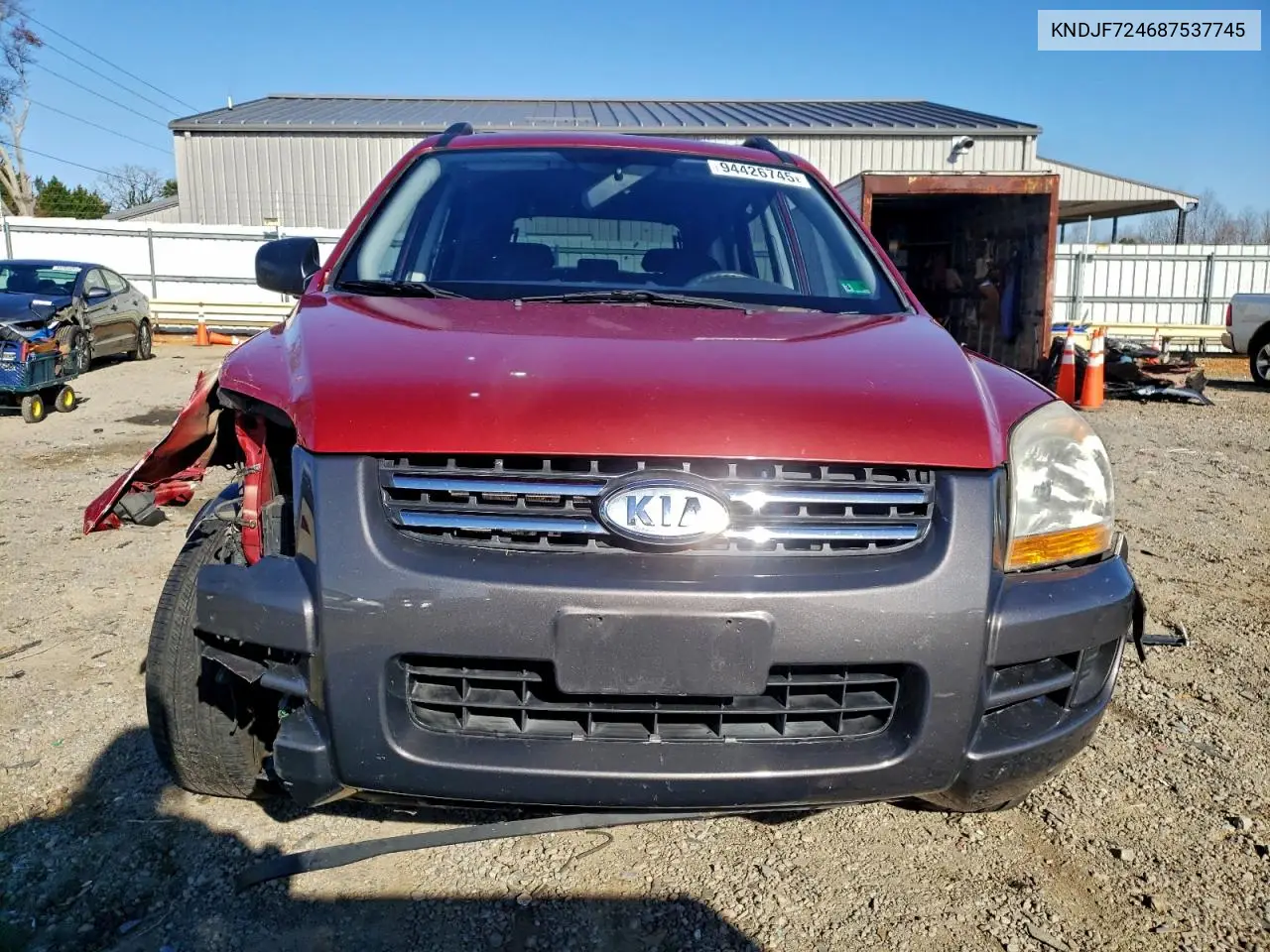 KNDJF724687537745 2008 Kia Sportage Lx
