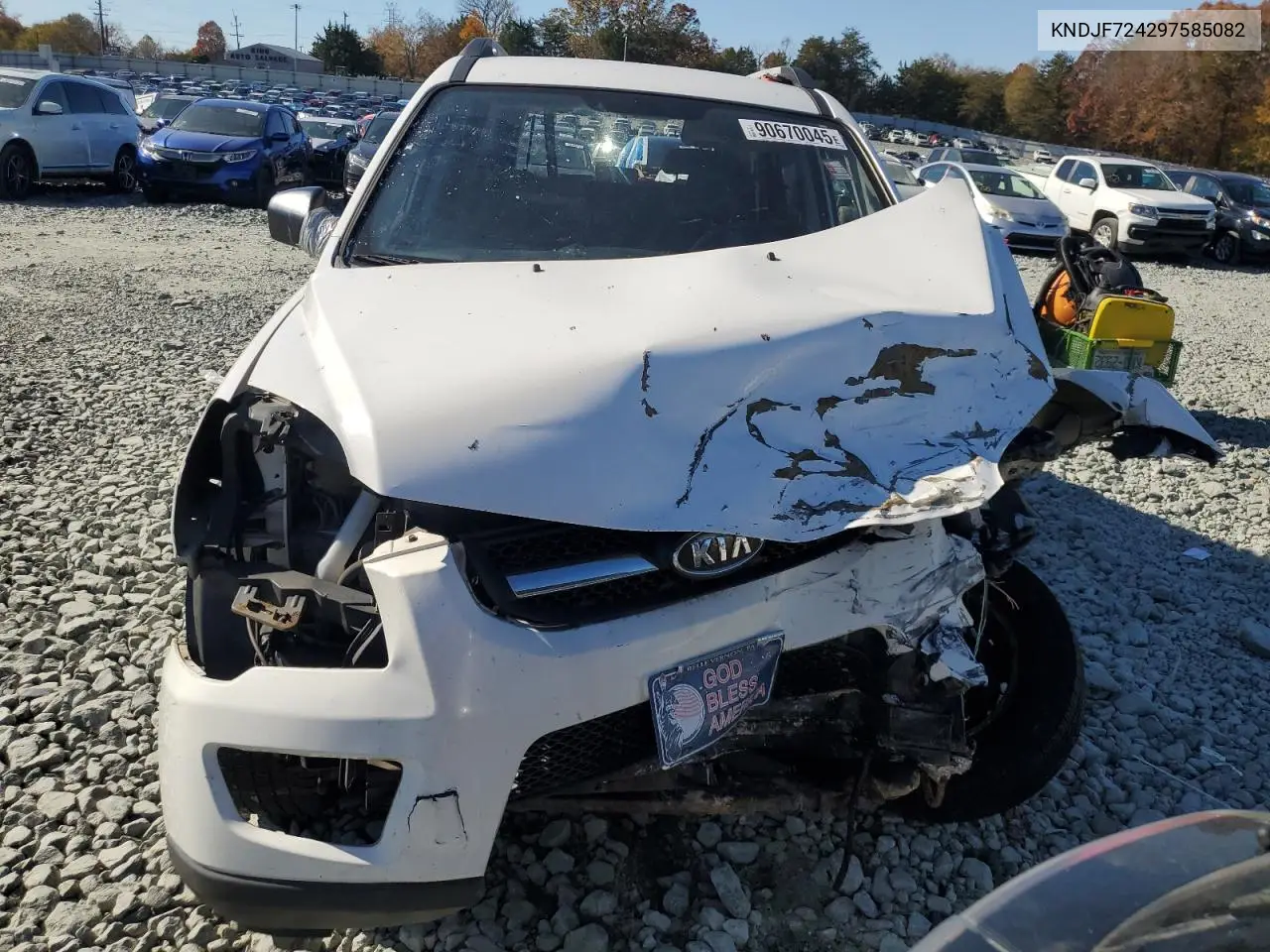 KNDJF724297585082 2009 Kia Sportage Lx