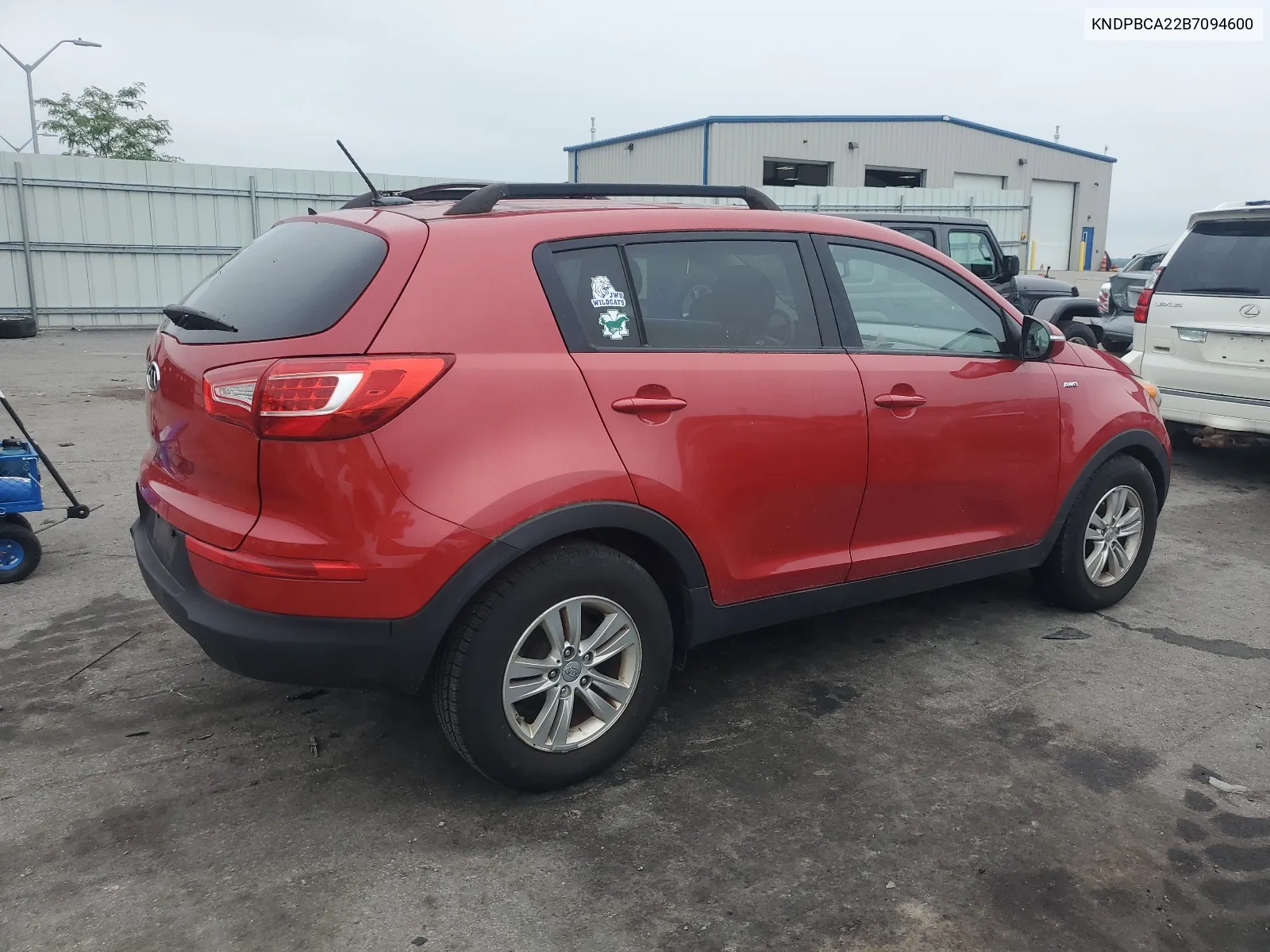 2011 Kia Sportage Lx VIN: KNDPBCA22B7094600 Lot: 64828794