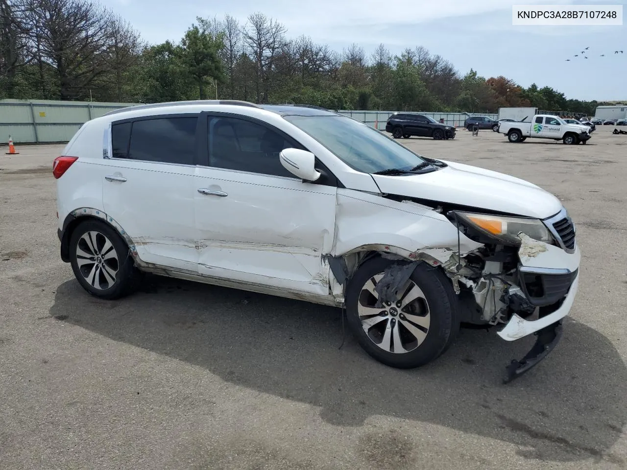 2011 Kia Sportage Ex VIN: KNDPC3A28B7107248 Lot: 65441254