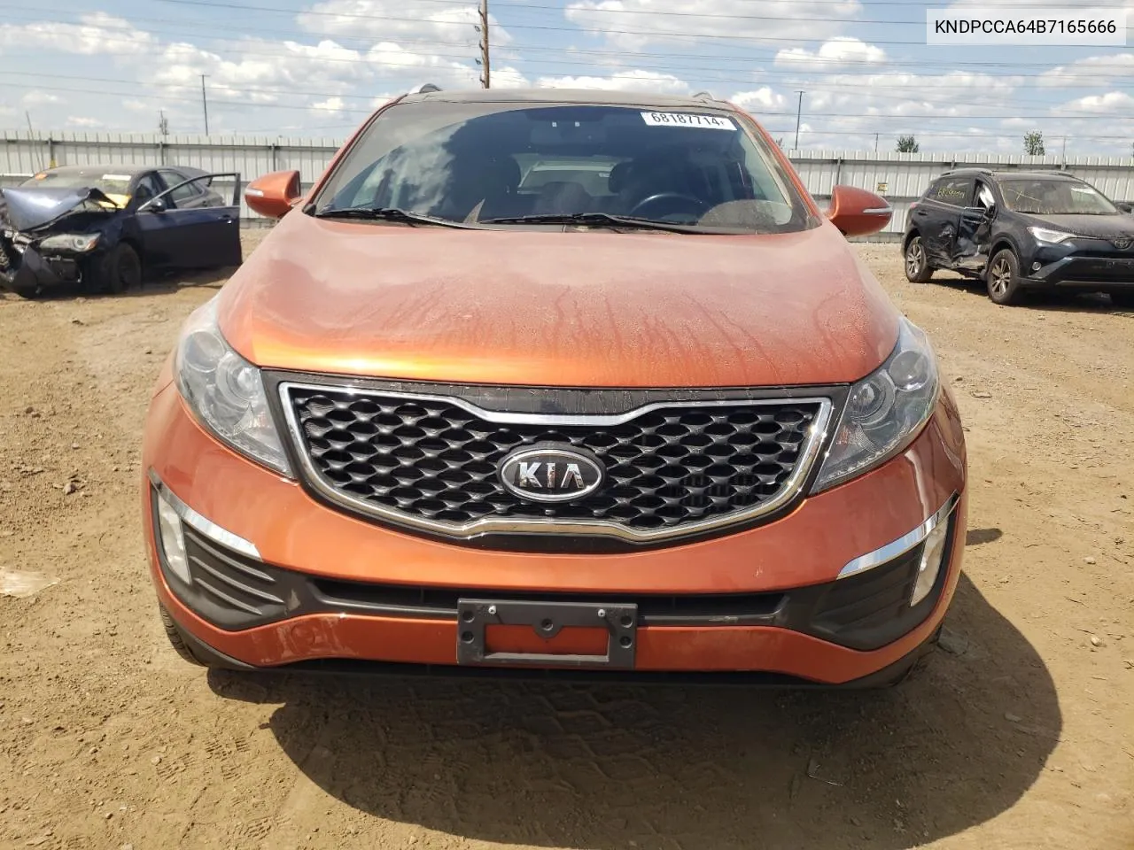 2011 Kia Sportage Ex VIN: KNDPCCA64B7165666 Lot: 68187714