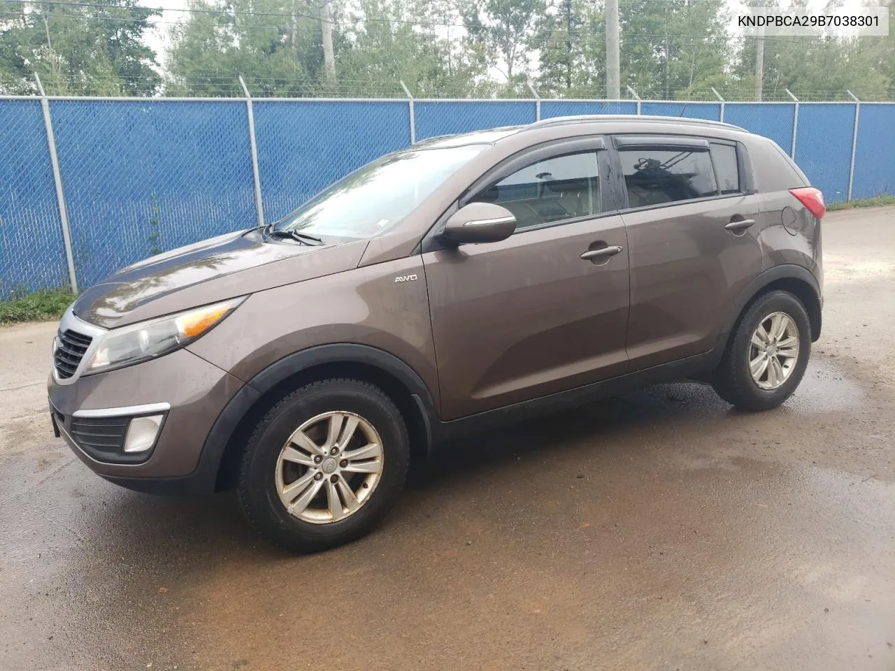 2011 Kia Sportage Lx VIN: KNDPBCA29B7038301 Lot: 72504064