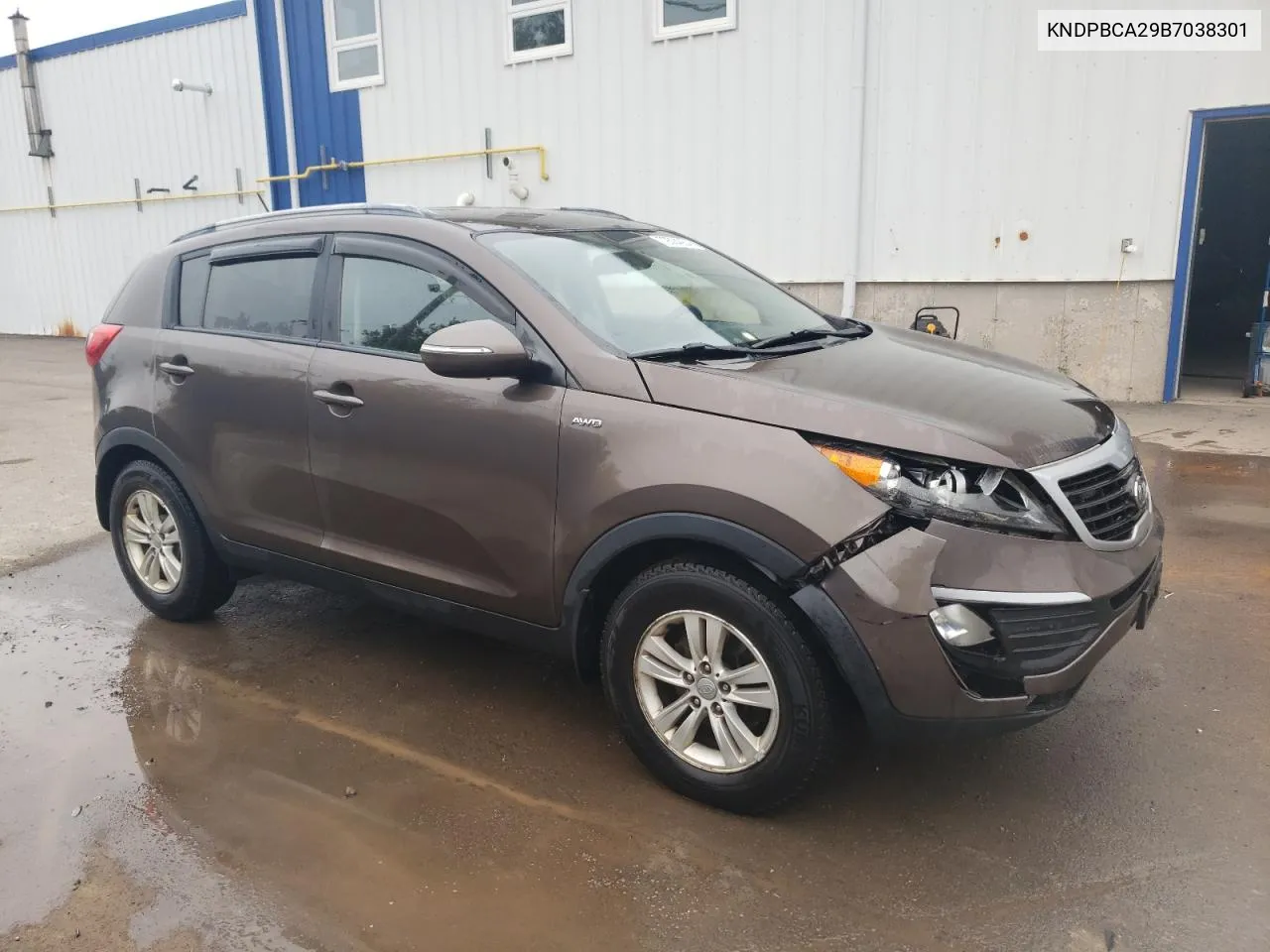 2011 Kia Sportage Lx VIN: KNDPBCA29B7038301 Lot: 72504064