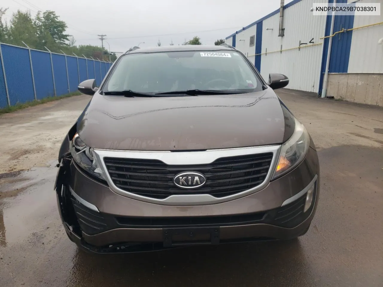 2011 Kia Sportage Lx VIN: KNDPBCA29B7038301 Lot: 72504064