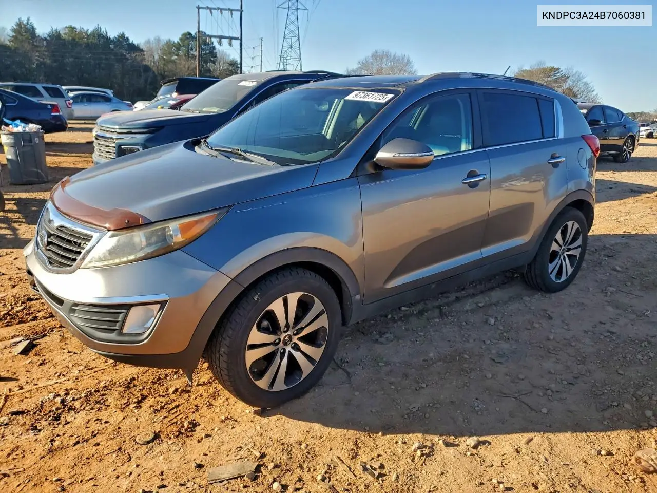 KNDPC3A24B7060381 2011 Kia Sportage Ex