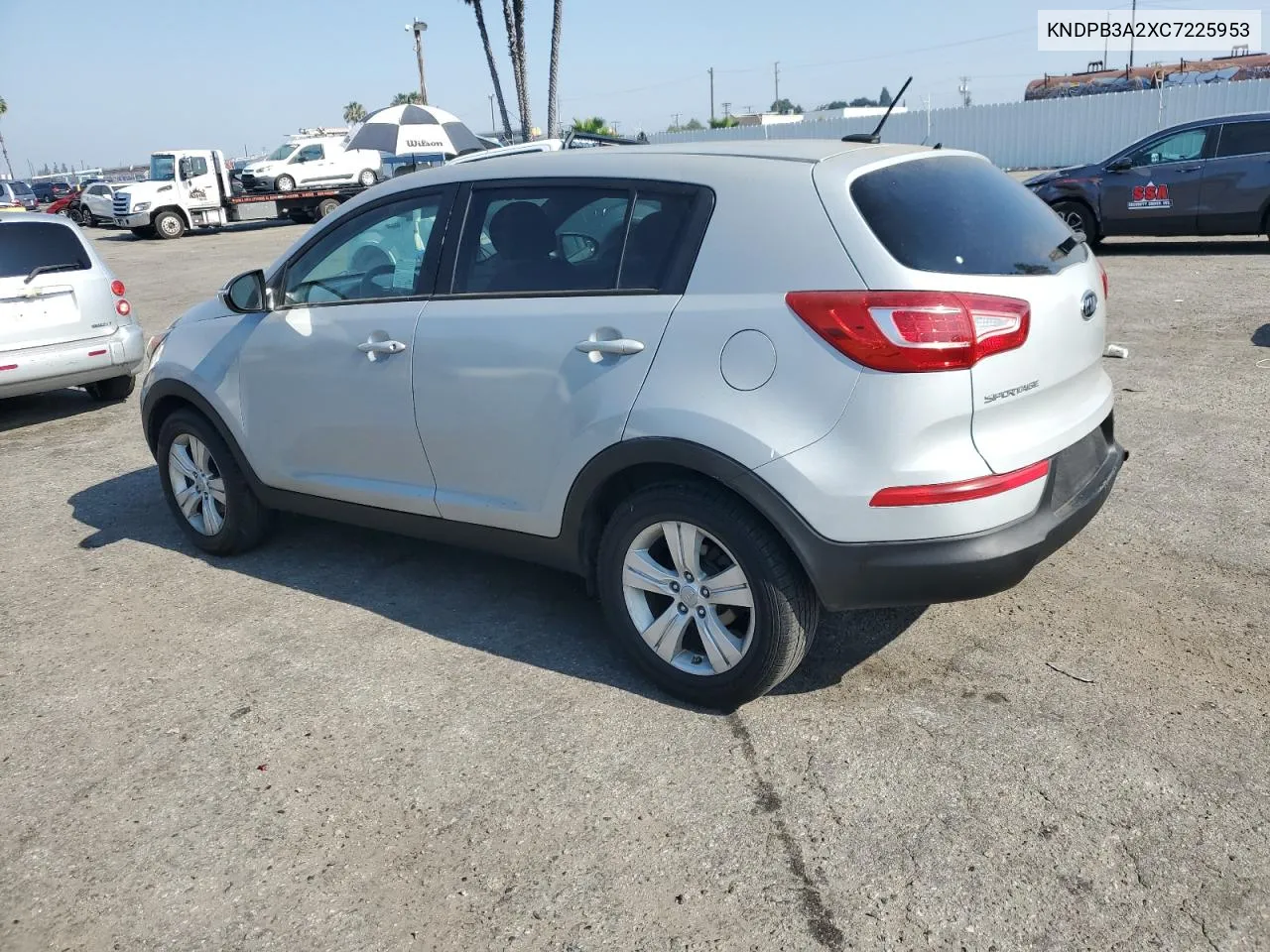 2012 Kia Sportage Base VIN: KNDPB3A2XC7225953 Lot: 61944254