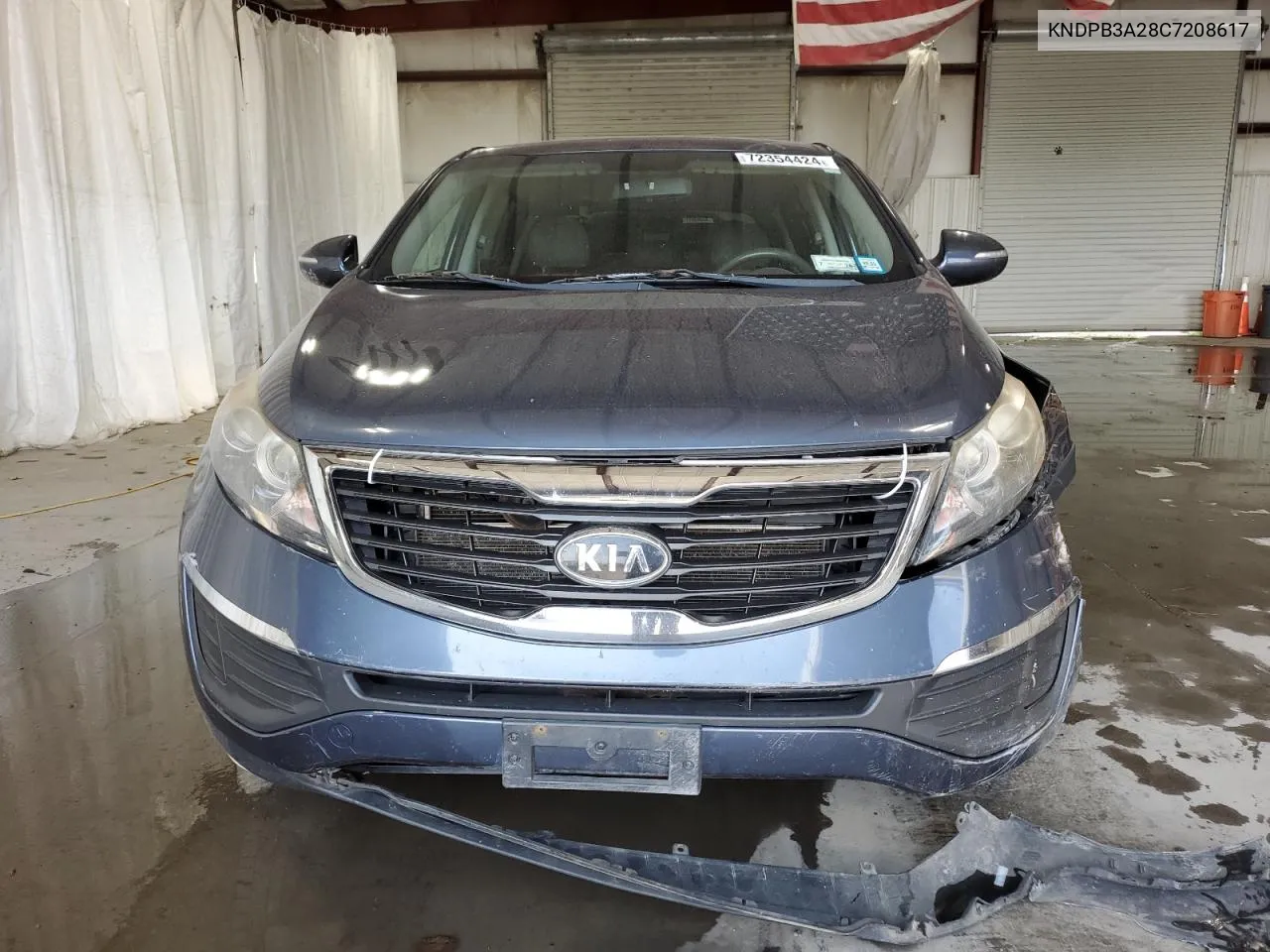 2012 Kia Sportage Base VIN: KNDPB3A28C7208617 Lot: 72354424