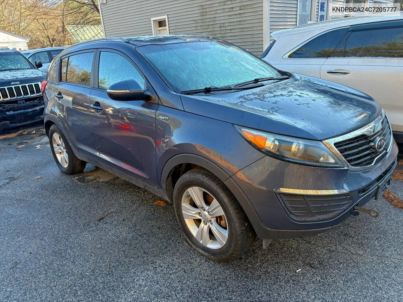 KNDPBCA24C7205777 2012 Kia Sportage Lx