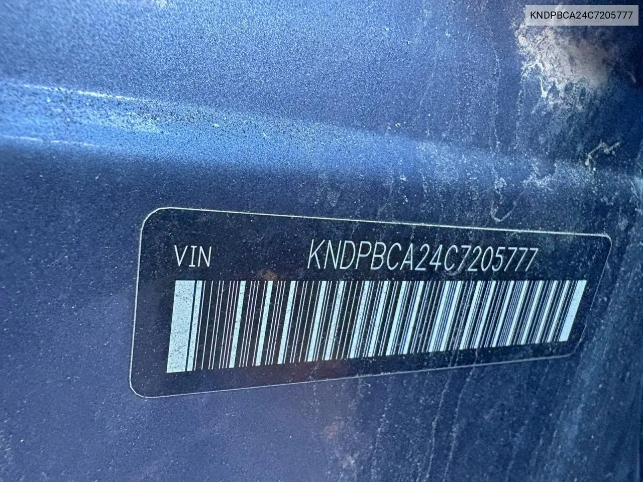 KNDPBCA24C7205777 2012 Kia Sportage Lx